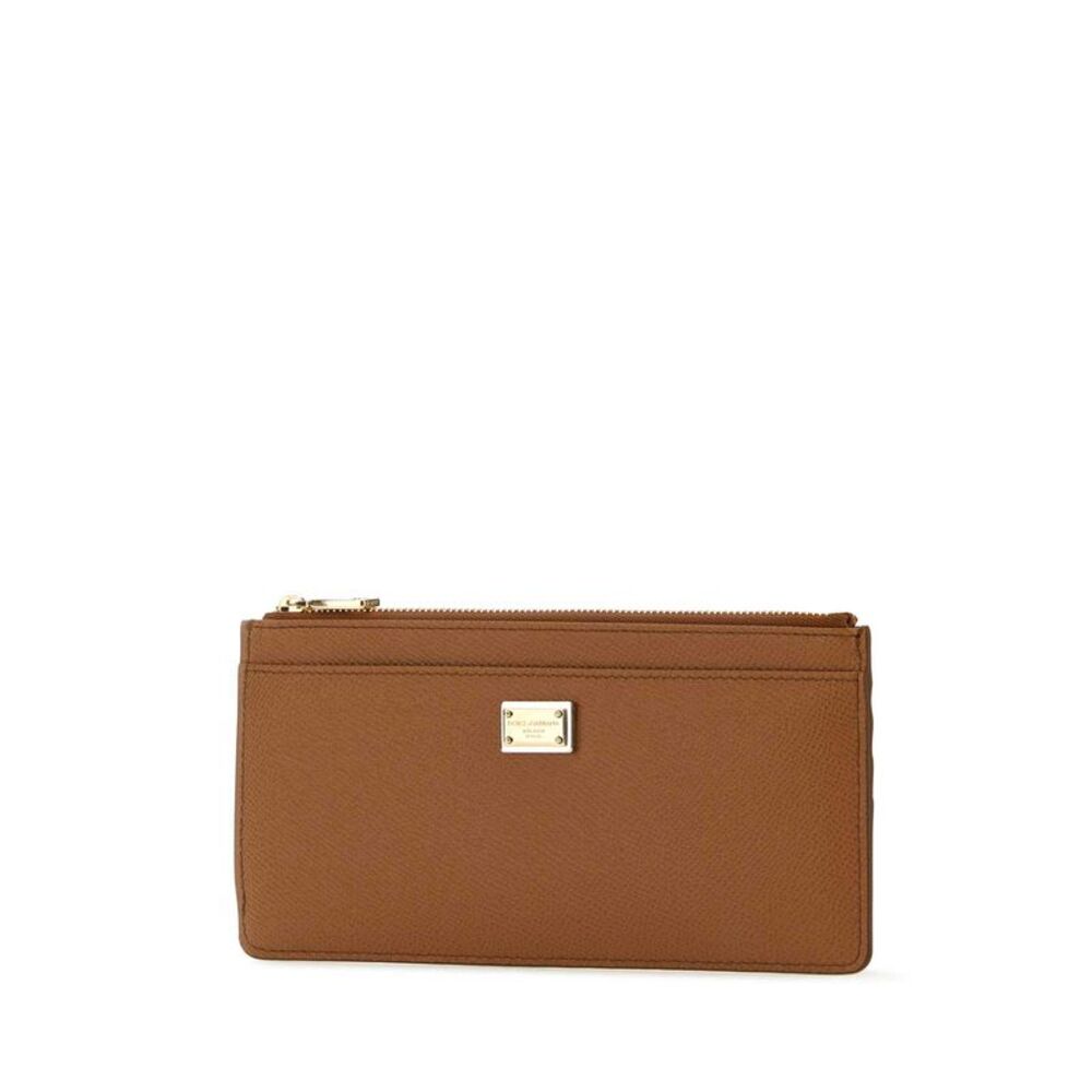 Dolce & Gabbana Women Biscuit Leather Card Holder - Picture 2 of 2